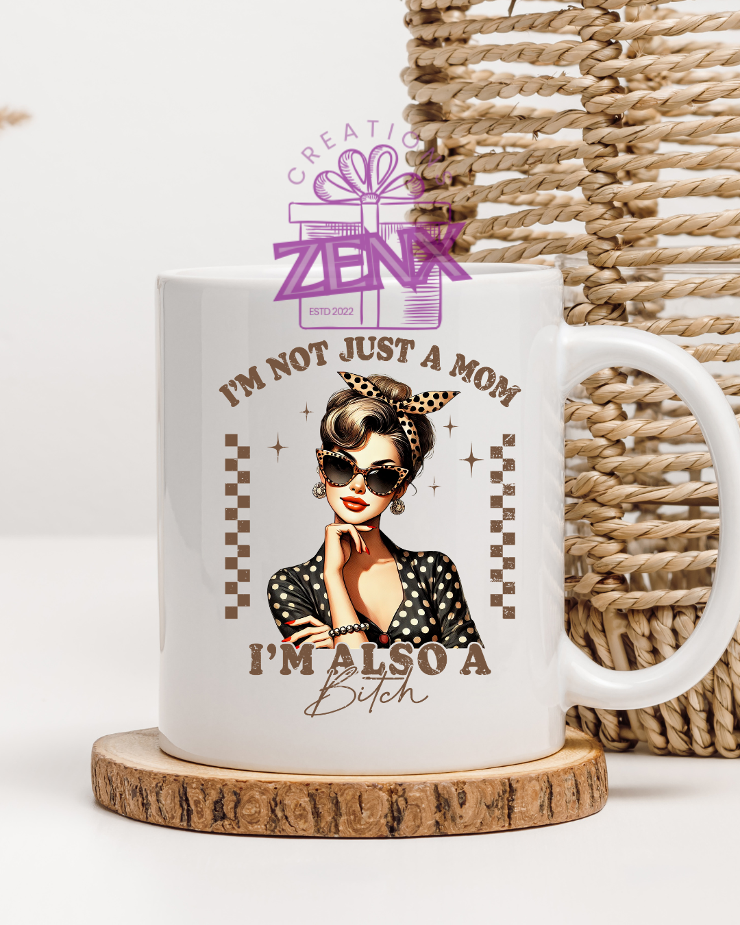 I Am Not Just a Mum Funny Coffee Mug – Bold Mother's Day Gift