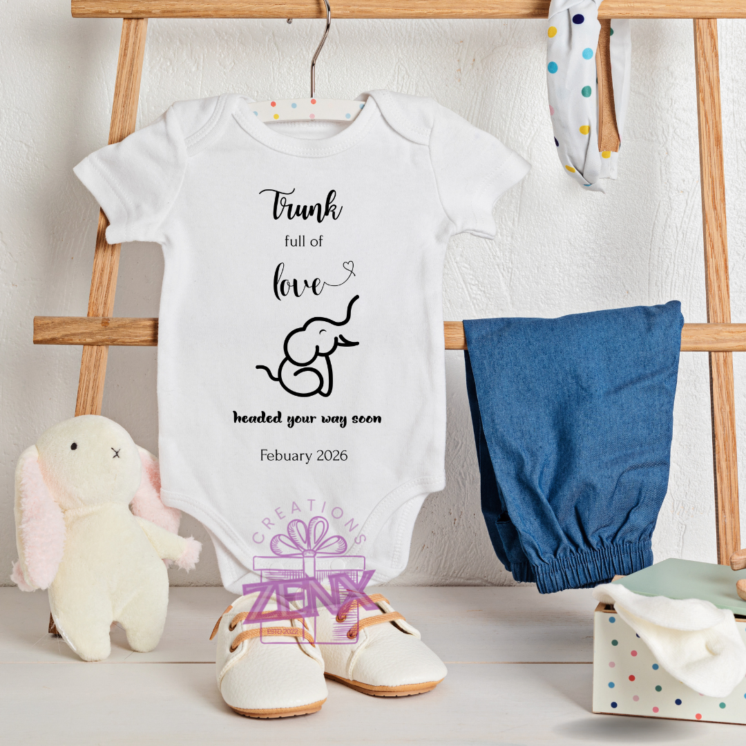 Pregnancy Announcement Onesie – The Cutest Way to Share Your Big News!