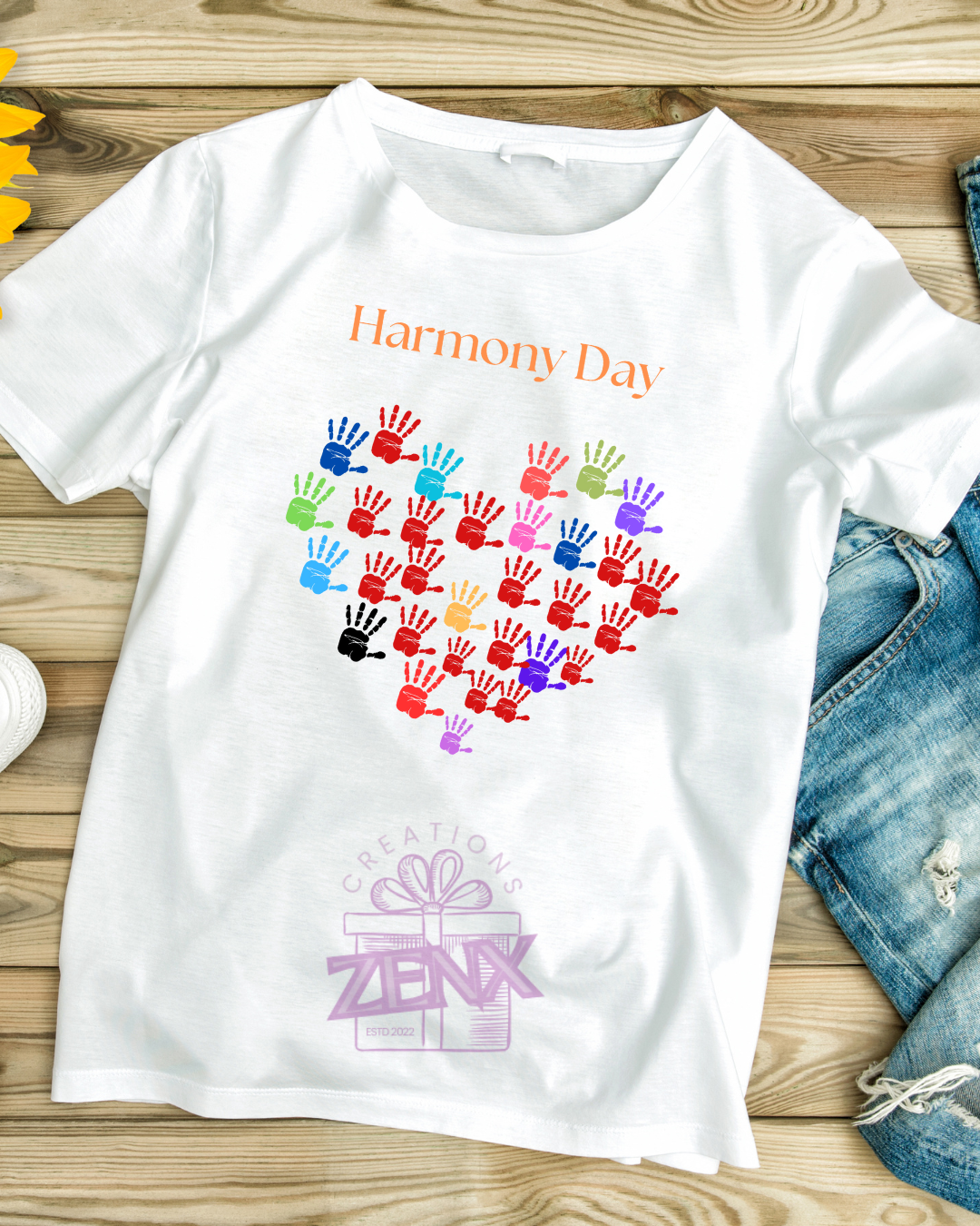 Personalized Harmony Day T-Shirt – Celebrate Inclusion & Diversity 🧡