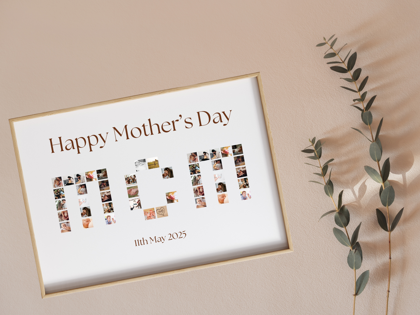 Customized Mother’s Day Collage – Personalized Photo Collage for Mom