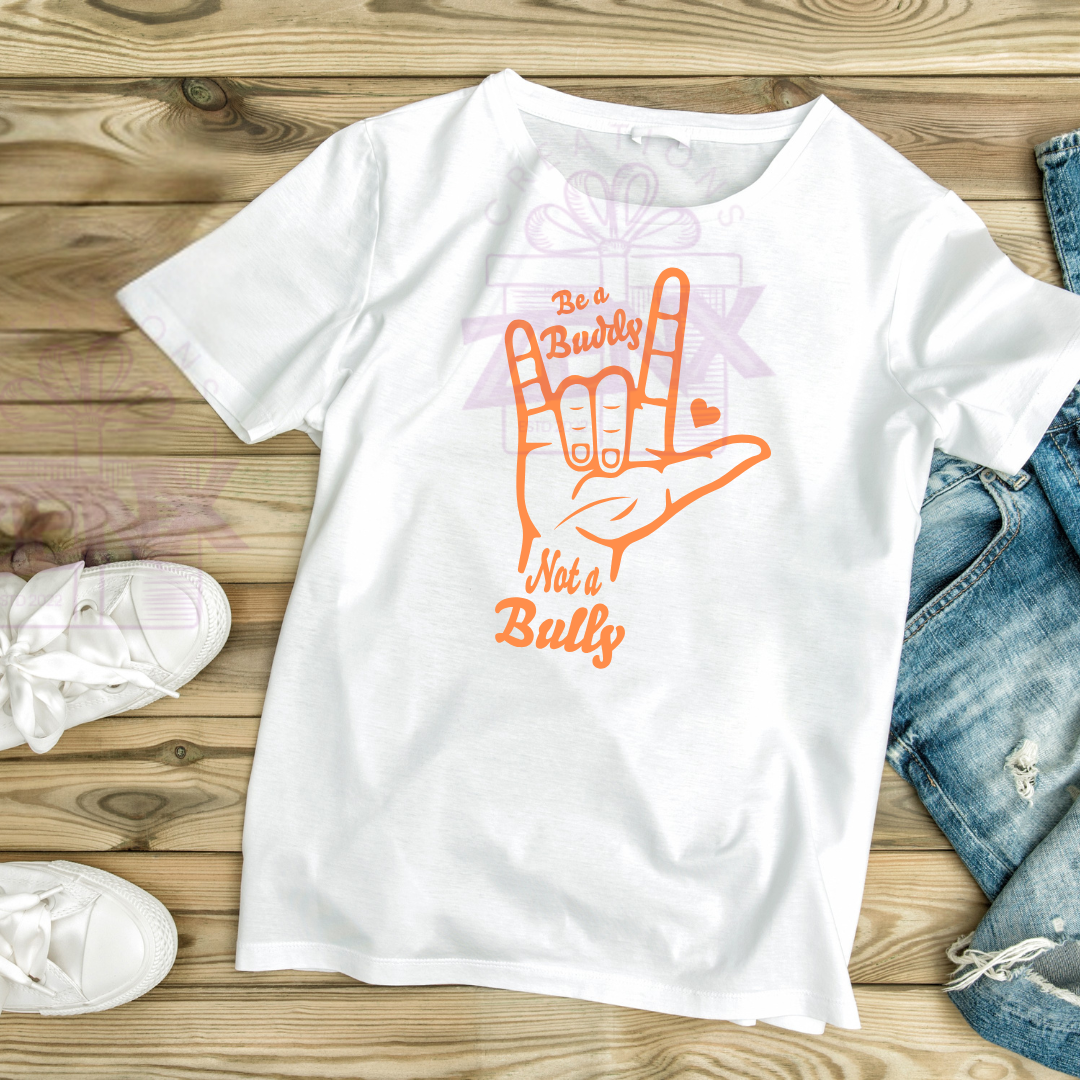 Be a Buddy Not a Bully T-Shirt - White