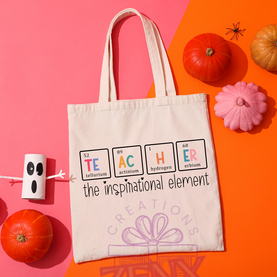 Periodic table teacher tote bag - science teacher gift - Melbourne