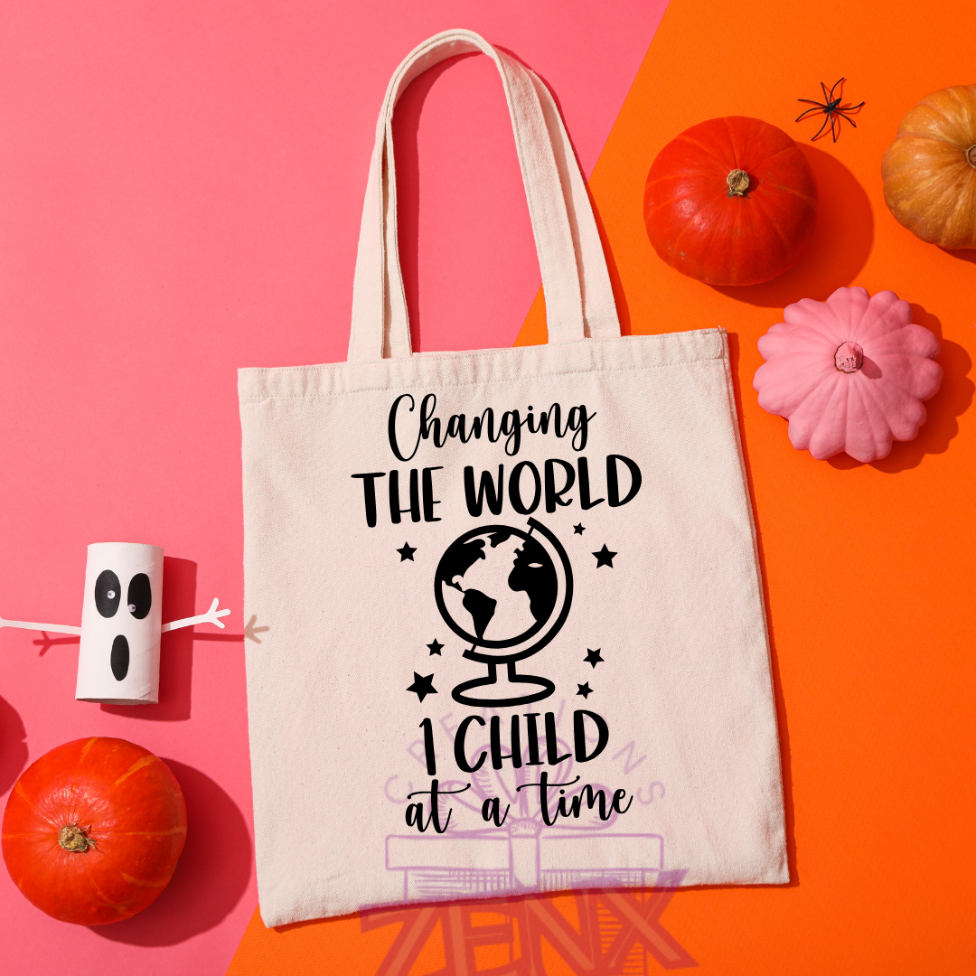 Personalised Teacher Tote Bag – End of Year Gift