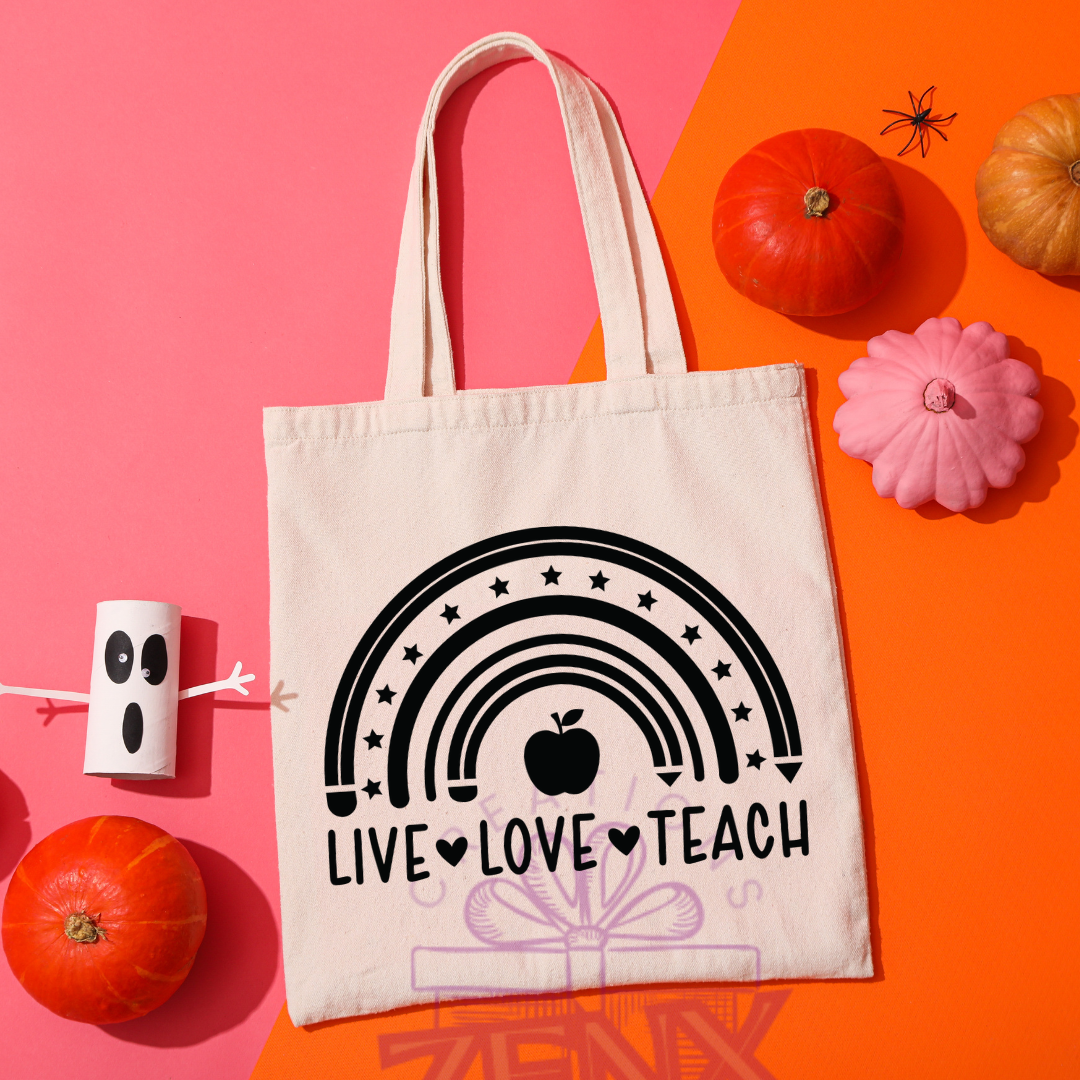 Personalised Teacher Tote Bag – End of Year Gift
