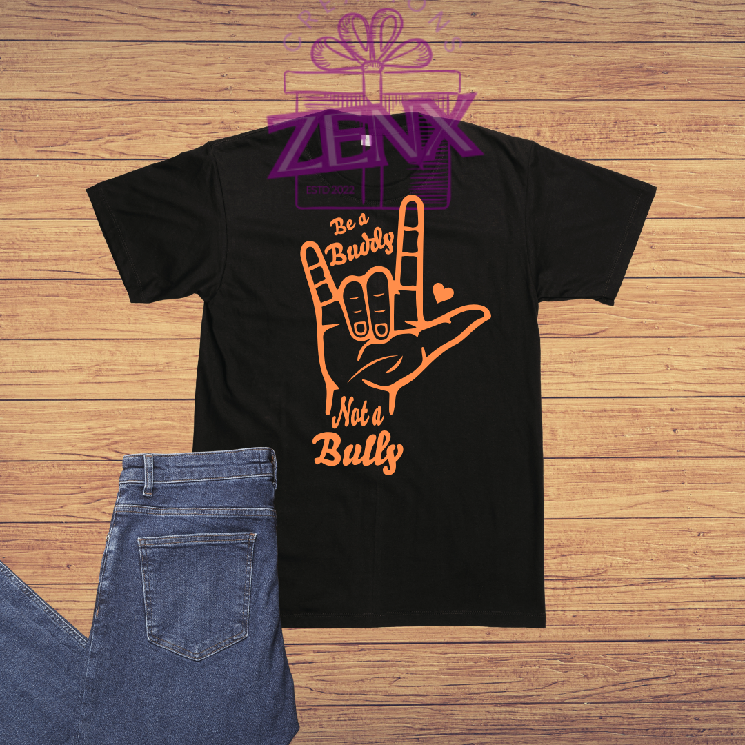 Be a Buddy Not a Bully T-Shirt - Black