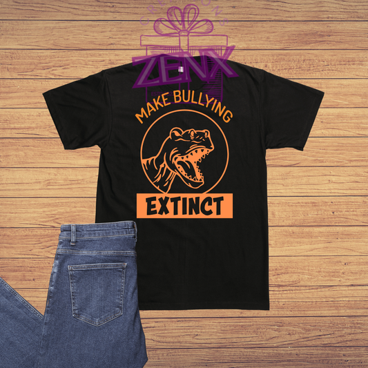 Make Bullying Extinct T-Shirt - Black