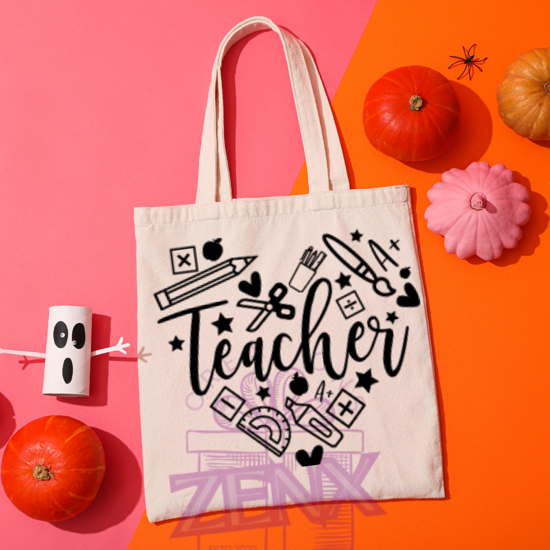 Personalised Teacher Tote Bag – End of Year Gift