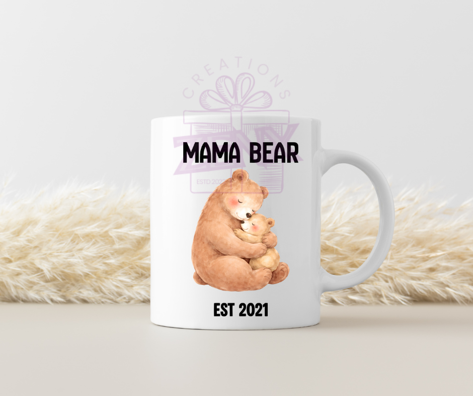 Mama Bear Est. Mug – Personalised Mother's Day Gift