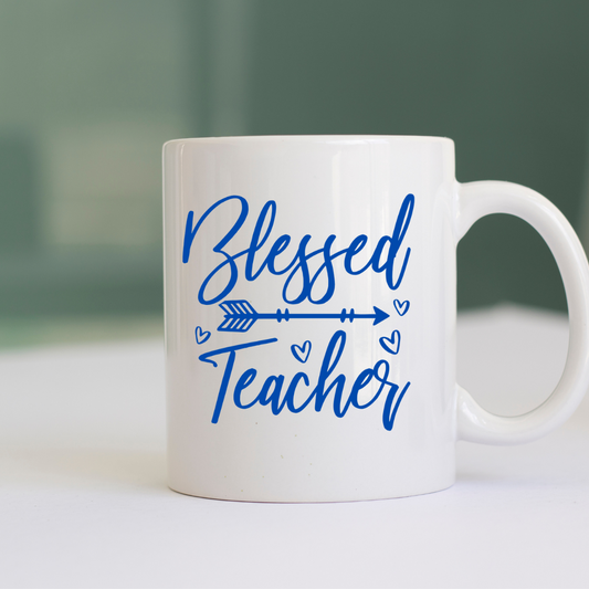 Teacher - Blessed Teacher Personalised Mug