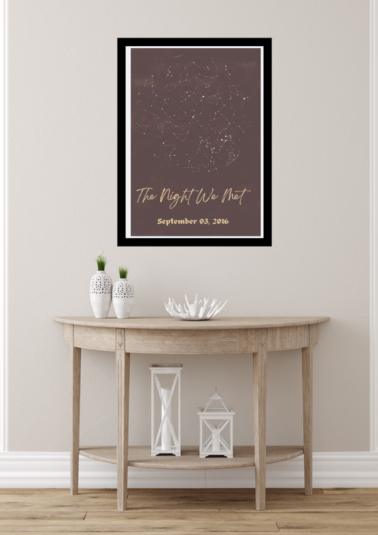 Personalized Star Map – The Night Your Love Story Began ✨🌌