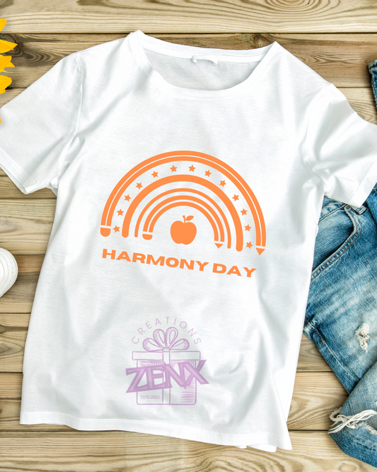 Personalized Harmony Day T-Shirt – Celebrate Inclusion & Diversity 🧡