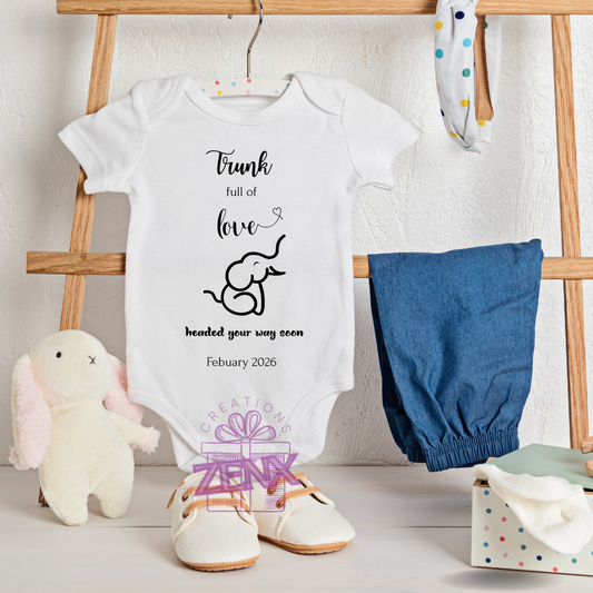 Pregnancy Announcement Onesie – The Cutest Way to Share Your Big News!