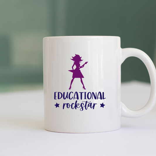 Personalised Teacher Mug - Educational Rockstar