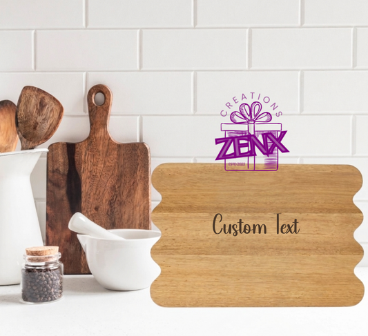 Personalised Engraved Wooden Board – Custom Text | Father's Day Gift
