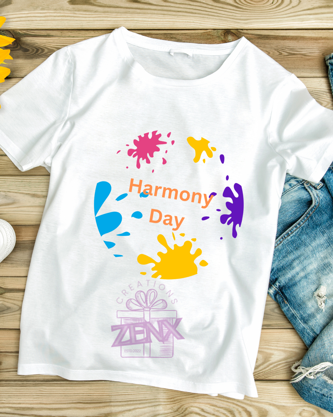 Personalized Harmony Day T-Shirt – Celebrate Inclusion & Diversity 🧡
