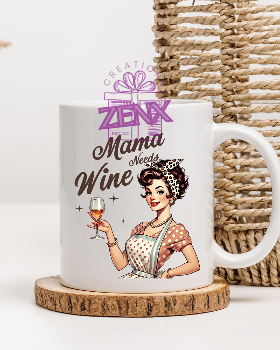 Mama Needs Her Wine Funny Coffee Mug – Mother's Day Gift