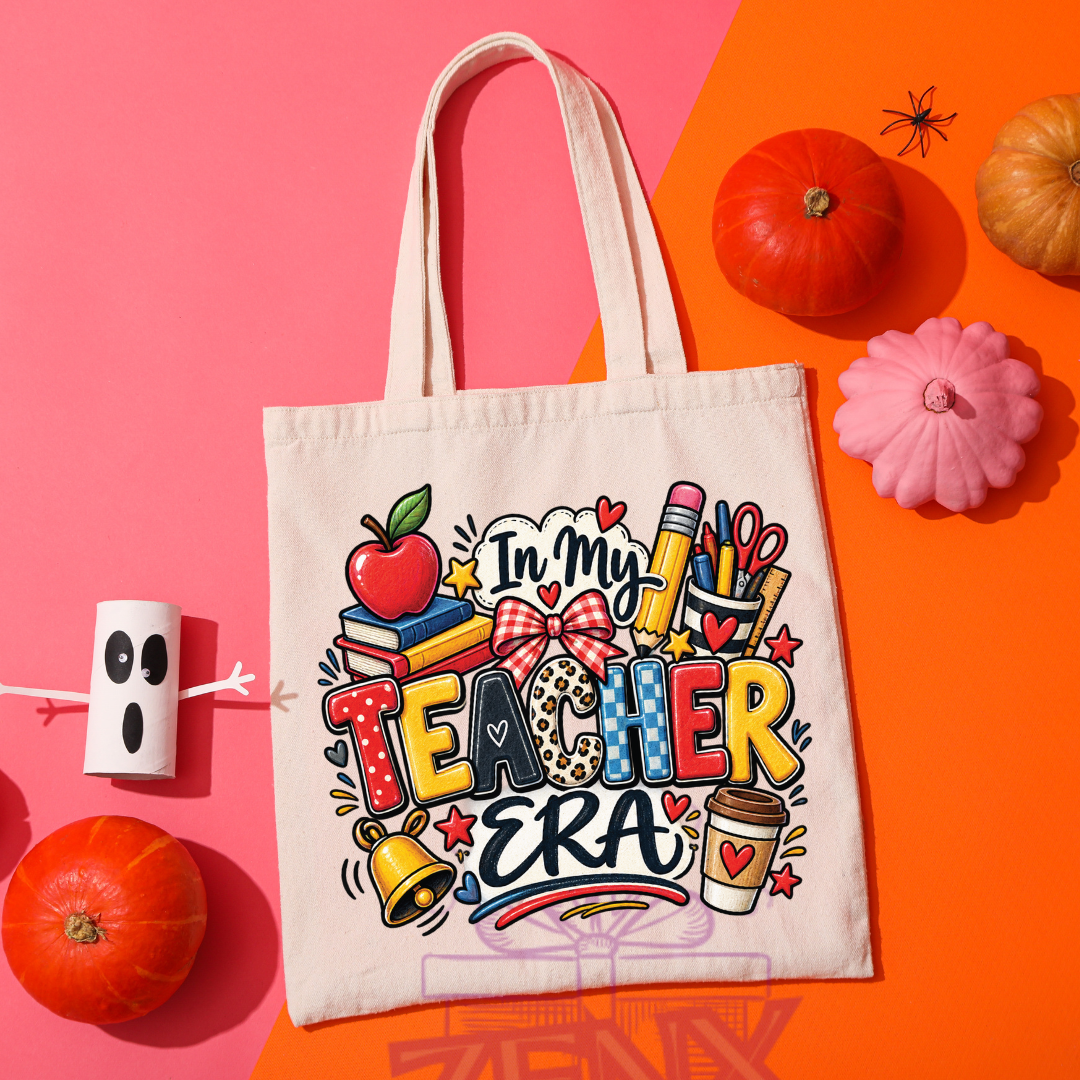 In my teacher era tote bag - trendy teacher gift