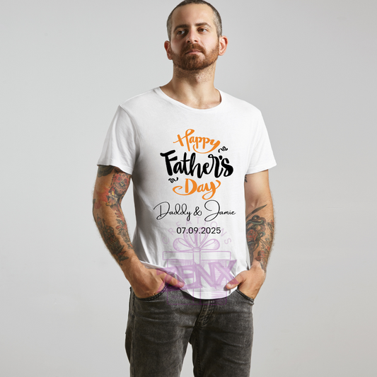 👨👧👦 Father's Day Matching Set – Daddy &amp; Me T-Shirt + Baby Onesie