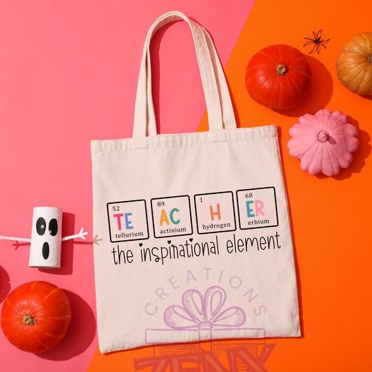 Periodic table teacher tote bag - science teacher gift - Melbourne